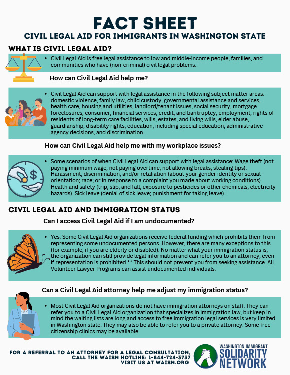 Civil Legal Aid for Immigrants