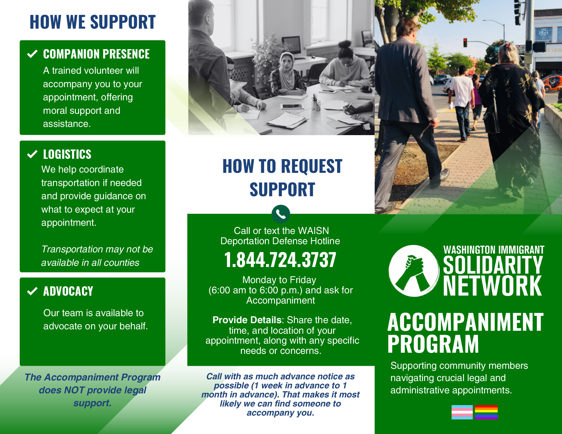 English Accompaniment Program Brochure