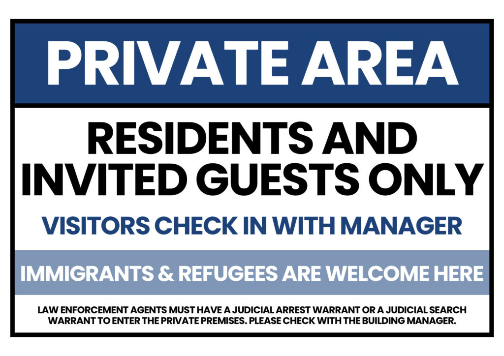 Private Community Sign