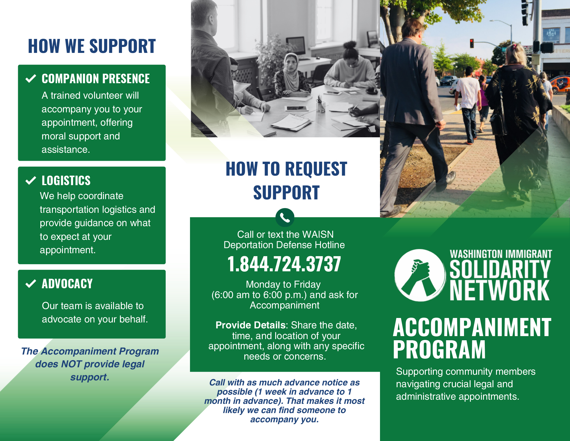 English Accompaniment Program Brochure