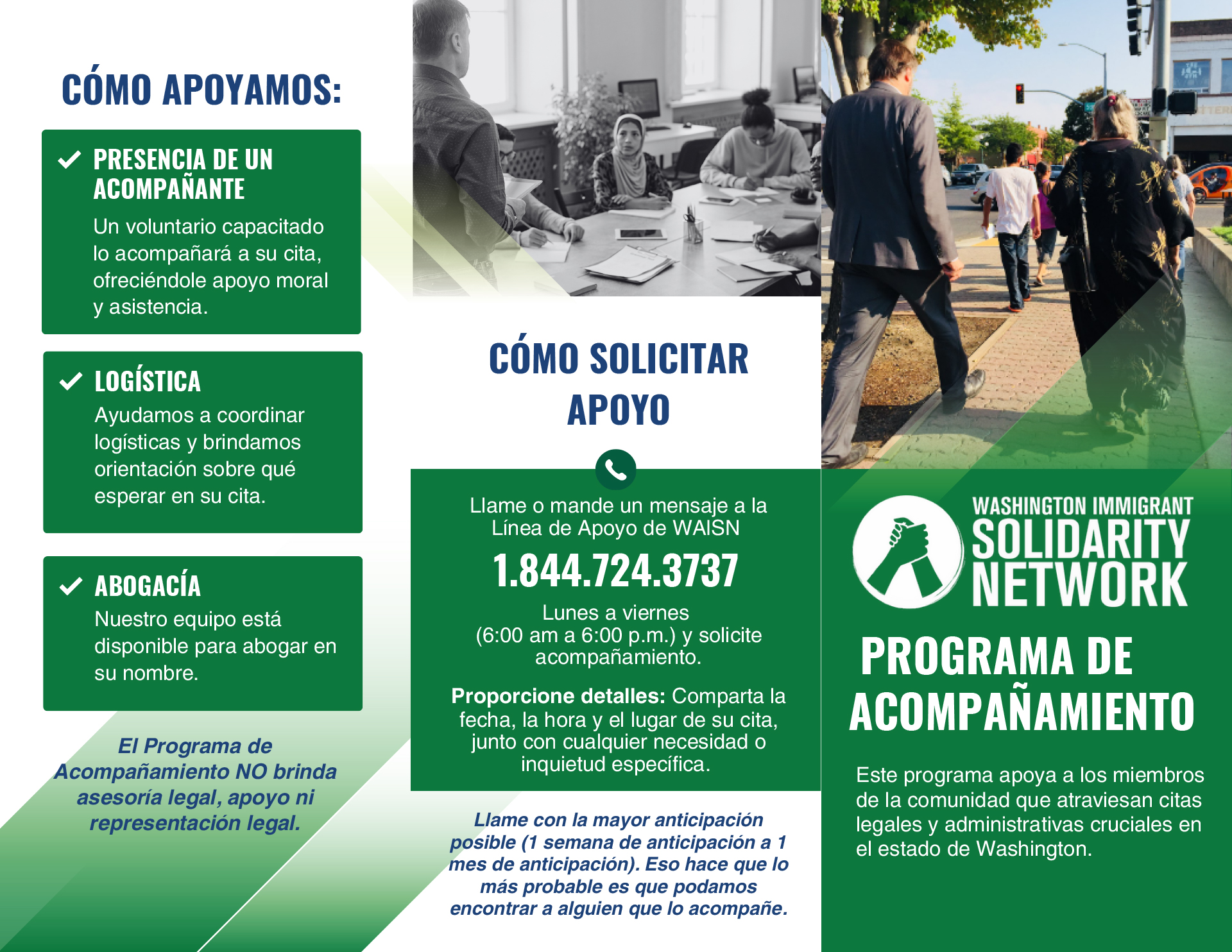 Spanish Accompaniment Program Brochure